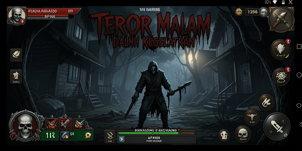 Tampilan gameplay AP686 yang mengerikan dan menegangkan.