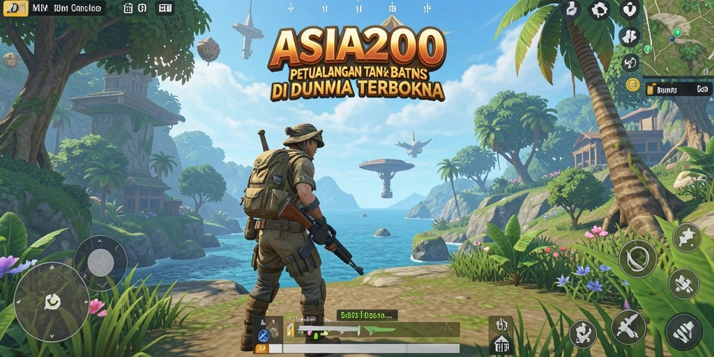 Tangkapan layar gameplay Open World yang menakjubkan dari ASIA200.