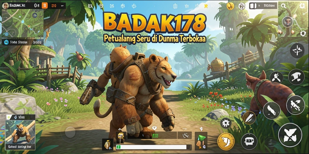 Tangkapan layar dari gameplay BADAK178 di dunia terbuka yang menakjubkan.