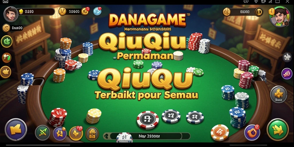 Tampilan gameplay QiuQiu yang menarik di DANAGAME.