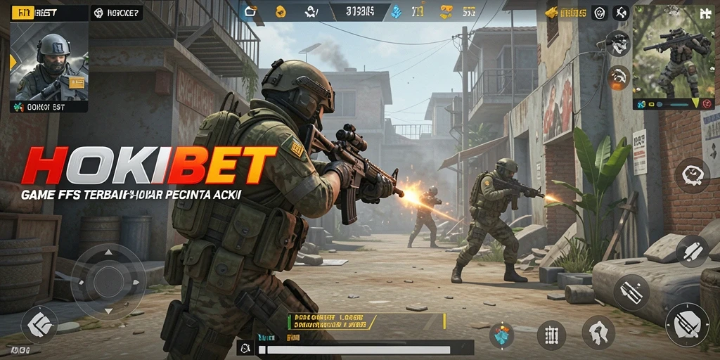 Tampilan gameplay menegangkan dalam HOKIBET di arena pertempuran.