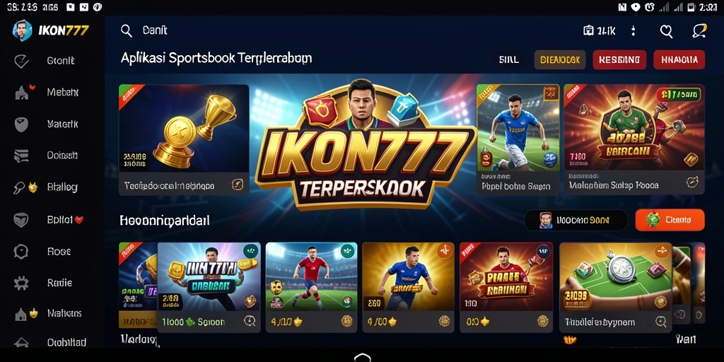 Tampilan gameplay menarik di aplikasi Sportsbook IKON777.