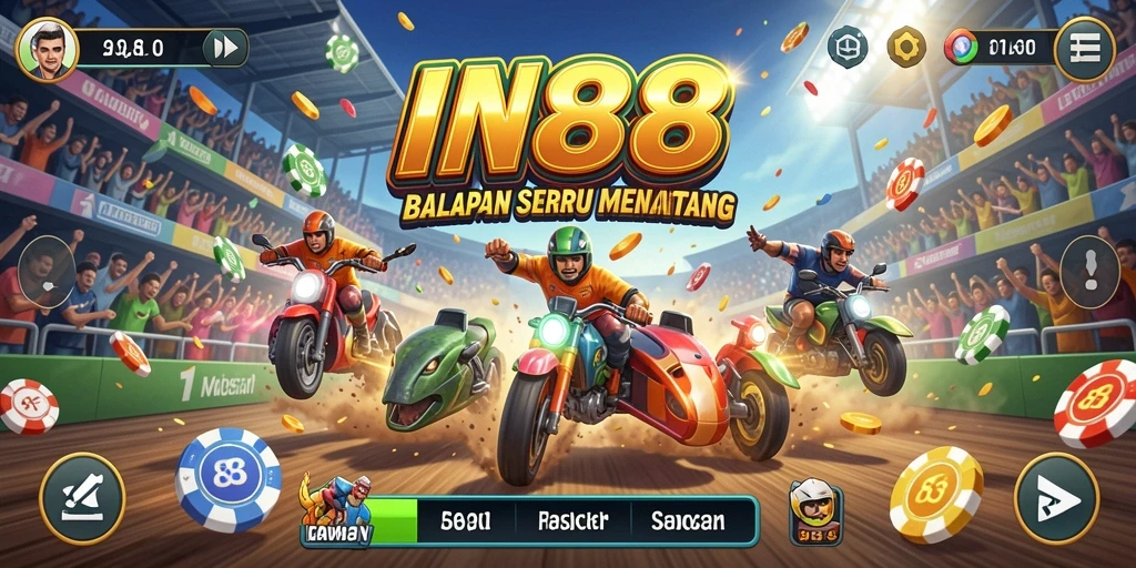 Gameplay menarik dengan mobil balap yang cepat dan trek menantang.