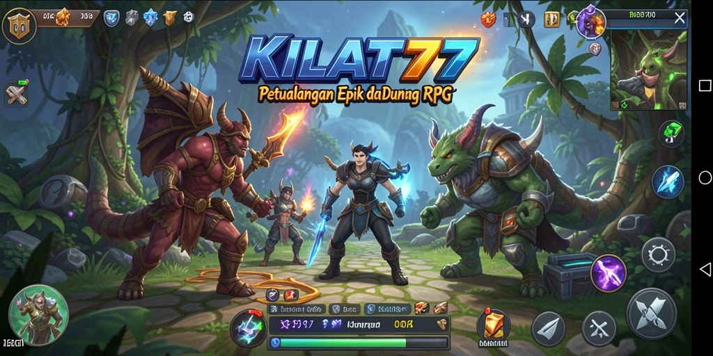 Tampilan gameplay KILAT77 yang menegangkan dan penuh aksi.