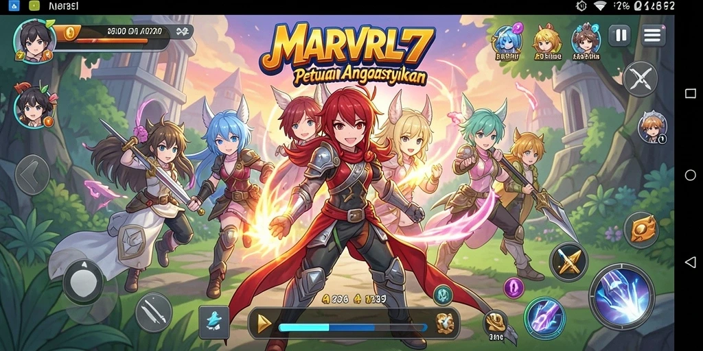 Pengalaman seru bermain game Anime dengan karakter favorit.