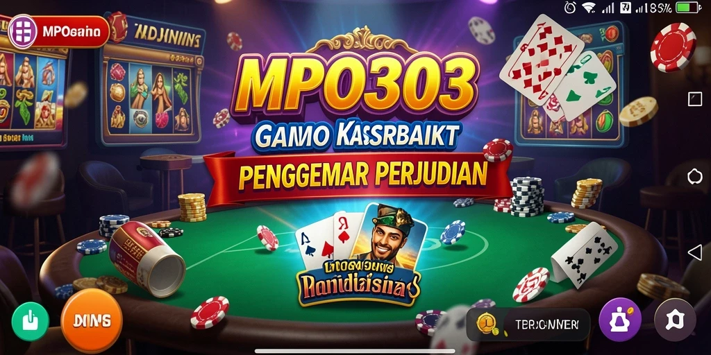 Screenshot gameplay MPO303 yang menampilkan keseruan permainan Kasino.