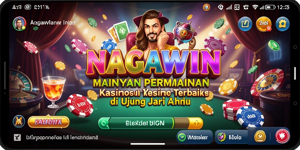 Tampilan gameplay NAGAWIN yang menarik dan interaktif.