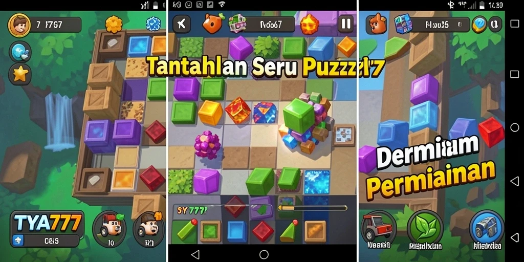 Screenshot TYA777 menampilkan gameplay Puzzle yang mengasyikkan.