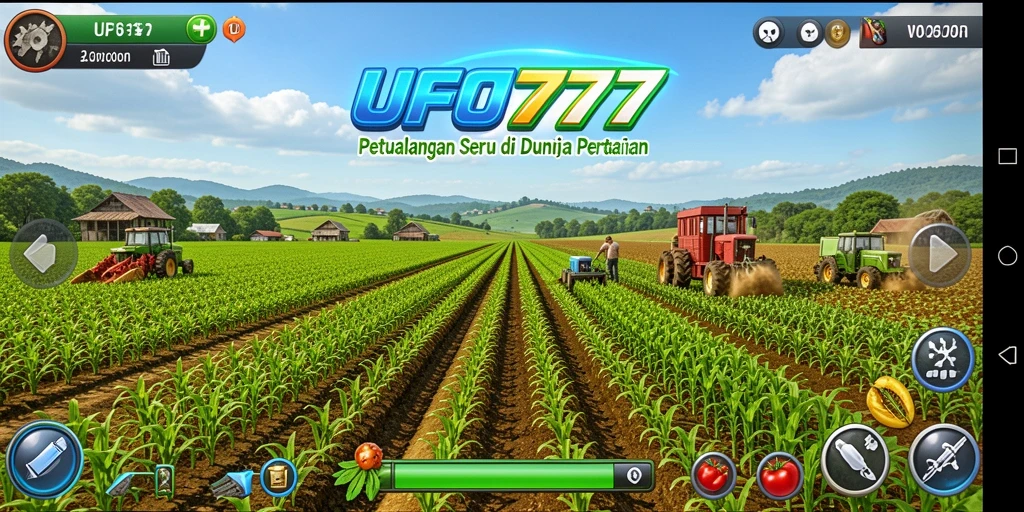 Screenshot gameplay <strong>UFO777</strong> menampilkan keseruan bertani.