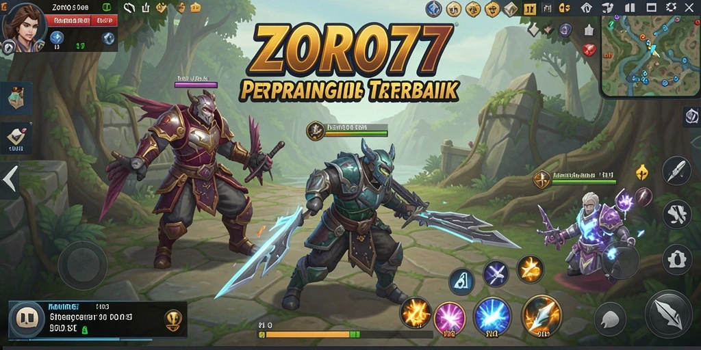 Tampilan gameplay SLG ZORO77 yang menegangkan dan strategis.